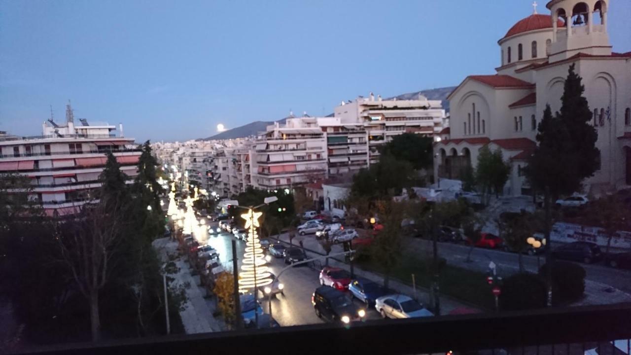 90m² 2 slaapkamer, 1 privé badkamer Appartement in Pagrati Athene Buitenkant foto